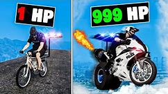 Upgrading to the FASTEST Flying Police Bike in GTA 5