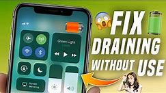 iPhone Battery Draining Without Use | How To Fix iPhone Battery Draining Fast Without Use |