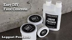 Concrete Overlay Sample Kit | Full Tutorial | How To Easy DIY Faux Concrete Look Over Wood