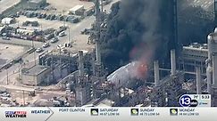Shell chemical plant fire
