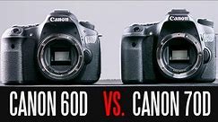 CANON 70D VS CANON 60D FULL In-Depth Comparison