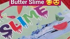 ASMR Unboxing Butter Slimy Slime 🥰🥳😱 #asmr #asmrsounds #unboxing #slime #shorts #ytshorts #fyp #fypシ