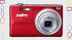 Sanyo 14MP Digital Camera w/ 5x Optical Zoom 3 LCD Display - RED Color - video Dailymotion