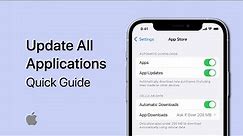 How To Update All Apps on iPhone