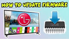 How to Update The Firmware Software of Your LG Smart TV