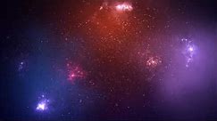 GALAXIES COLLIDING - Nebula Storm- SPACE Particles Animation | Relaxing SCREENSAVER/ WALLPAPER