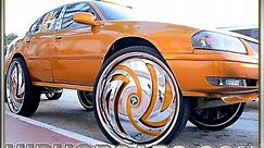 32 inch DUB floaters custom wheels, custom cars with big 32″ rims