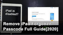 iPad is Disabled? Remove iPad Forgotten Passcode Full Guide [2024]