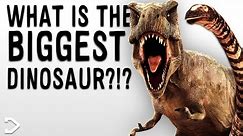 What was the BIGGEST Dinosaur?