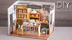 [4K] Becka's Baking House || DIY Miniature Dollhouse Kit - Bakery Relaxing Satisfying Video