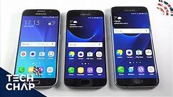 Galaxy S7 EDGE vs S7 vs S6 | BATTERY TEST