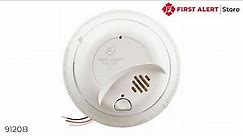 First Alert Hardwired Smoke Alarm with Battery Backup - (9120B)