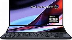 ASUS Zenbook Pro 14 Duo 14.5” 16:10 Touch Display, 120Hz Refresh Rate, ScreenPad Plus, Intel i9-13900H CPU, NVIDIA® Geforce RTX 4060, 32GB RAM, 1TB SSD, Windows 11 Home, Tech Black, UX8402VV-PS96T