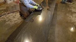 Finishing Concrete Countertops - How To Polish A Concrete Countertop