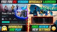 FREE FIRE PC VERSION OFFICIALLY LAUNCHED | FREE FIRE GOOGLE PLAY GAMES BETA DOWNLOAD | FF PC VERSION