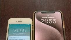 iPhone 5 vs iPhone X boot up test #shorts #iphone5 #ios10 #iphonex #ios16