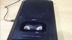 Onn Cassette Recorder Review