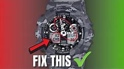 How To Set GShock Hands (Analog)