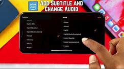Change Subtitle and Audio Language on Amazon Prime Video!
