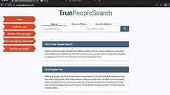 TruePeopleSearch.com, free, safe to use people search engine, Tutorial, Person finder, Cyber Manhunt