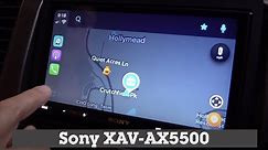 Sony XAV-AX5500 Display and Controls Demo | Crutchfield Video