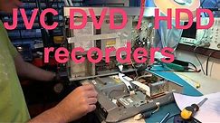 JVC DVD/HDD recorders. Unbox the large Skantic video recorder.