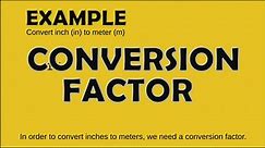 Unit Conversion - Inch To Meter (in to m)