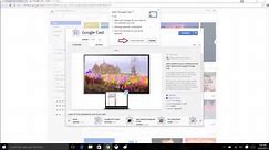 How to install Google Chromecast on Windows 10
