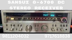 Sansui G-6700 Pure Power DC Stereo Receiver Price In Hindi 9811204032 / 9717618838 In New Delhi SOLD
