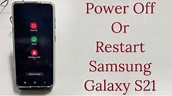 Samsung Galaxy S21 - How to Turn Off, Restart Or Assign Power Menu to Side Key
