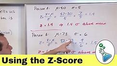 Intro to Standard Z-Score & Normal Distribution in Statistics