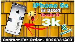 iPhone 6s Unboxing in 2024 grade D- only at 3k on cashify supersale | Great Deal