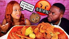 YOU ARE NOT THE FATHER PRANK ON BEAST MODE + SEAFOOD BOIL MUKBANG 먹방 | QUEEN BEAST
