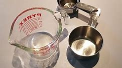 Liquid measuring cup vs dry measuring cup - are their measurements equal?