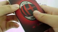 A.C. Milan FC Back Cover Housing for iPhone 4 - White Bezel