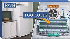 Refrigerator Too Cold? Troubleshooting Guide | Repair & Replace