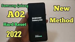 Samsung Galaxy A02 Hard Reset 2022