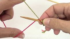 How to make an invisible cast on in double knitting
