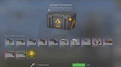 Opening a CS:GO case til a gold appears... DAY 200