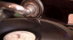 Gramophone vintage phonograph record player 4K