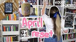 monthly reset! 🎀📖📦 setting up my tbr cart, house updates & decluttering