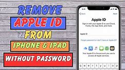 How To Remove Apple iD Without Password 2024 | Remove Apple iD From iPhone And iPad