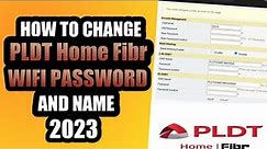 HOW TO CHANGE WIFI PASSWORD OF PLDT HOME FIBER USING PHONE