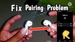How To Fix Earbuds Problem Connection To Each other || Tws Pairing Problem
