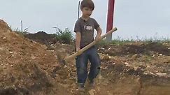 5-year-old boy unearths massive dinosaur bone