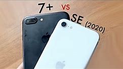 iPhone SE (2020) Vs iPhone 7+ CAMERA TEST! (Photo / Video Comparison)
