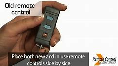 How to program a Hormann HSE2 868 remote