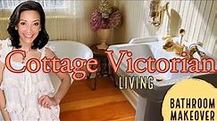 Cottage Victorian Makeover - Modern Bathroom Decorating - Thrifted & Antique Decor