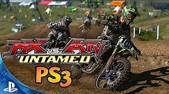 MX vs ATV Untamed PS3 PKG - Game Multiplayer PS3
