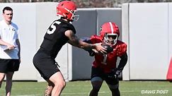 Riding Home: UGA Football Spring Practice Observations | First Look at Trevor Etienne